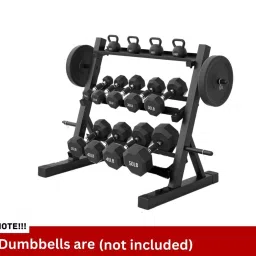 150 kg Multi-functional Dumbbell and Weight Plate Rack Home Gym Combo-10