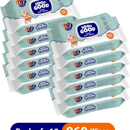 SOOO GOOD Baby Wet Wipes With Aloe vera, Anti-Rash, Alcohol-Free, Thick & Soft-17
