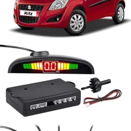 PKNB0328 Black Car Reverse Parking Sensor with LED Display 4 Sensor PKNB0328 Parking Sensor-1