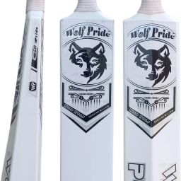 Wild Kids PVC/Plastic White/W White Tennis Cricket Bat (400g) Size5 # PVC/Plastic CricketBat For 9 - 11 Yrs-image-85
