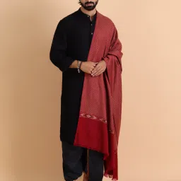 Tweedle Acrylic Printed Men Shawl-image-17