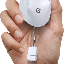 Portronics Toad Mino Rechargeable Wireless Mouse, Ultra-Compact Size, Multi-Device Pairing Wireless Ambidextrous Optical Mousewith Bluetooth-0