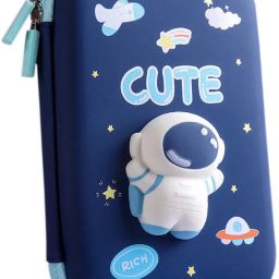 Cute Big Pouch Cartoon Theme Pencil Case Zipper Pencil Case for Kids Cute Art EVA Pencil Box-image-38