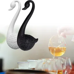 Swan Tea Strainer Infuser Creative Plastic Teaspoon Filter for Loose Leaf Tea Strainer-image-22