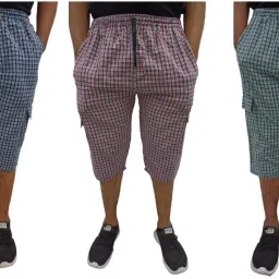 Checkered Men Three Fourths-image-29