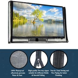 Immix Smart Led TV Cover Transparent and Waterproof for 55 inch iFFALCON ,Motorola, Adsun, LG Smart TV - Led-55_TPS_P01-10
