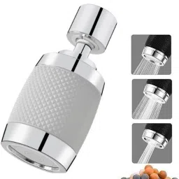 Kitchen Faucet Head 360° Rotatable 3-function Faucet Sprayer Shower Faucet Handle-image-33