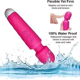 Body Massager for Women, Men, Rechargeable Wireless Vibration Machine Body-image-10