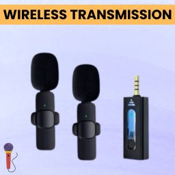 K35 Wireless Mic With Collar Microphone forYoutube/Voice Recording/InterviewX462 Microphone-image-84