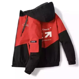Men Colorblock Casual Jacket-image-76