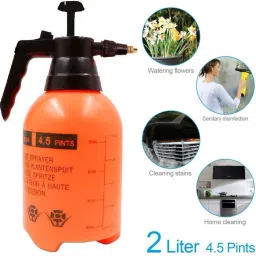 2 Lts Preasure spray can for Garden Lawn Sprinkler|Water Mister|Spray Bottle for Herbicides, Pesticides, Fertilizers, Plants Flowers 2 L Hand Held Sprayer-picture-11