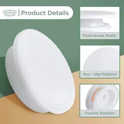 zoomstore CACKE TURN TABLE Plastic Cake Server image 3