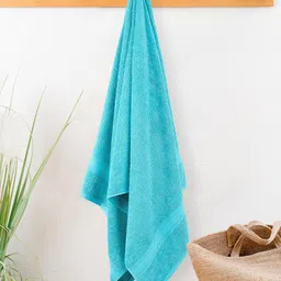 Layers Tuscany Blue Cotton 380 GSM Bath Towel-image-15