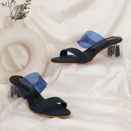FABBHUE Double Strap Block Heels-28