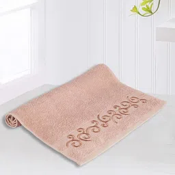 LUSH & BEYOND Peach Self-designed 500 GSM Cotton Hand Towel-picture-22