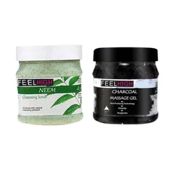 FEELHIGH Neem Scrub And Charcoal Gel-29