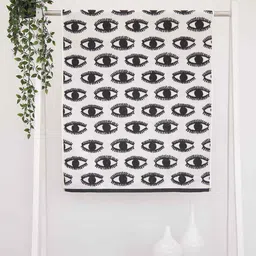 Ariana Black & White Printed 600 GSM Reversible Cotton Bath Towel-picture-36