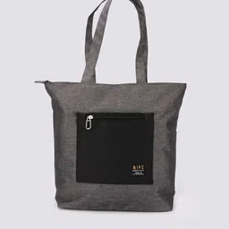 QIPS Grey Melange Shopper Tote Bag image 1