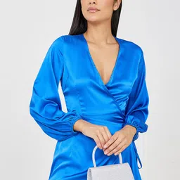 Styli Textured Structured Embellished Satchel image 4