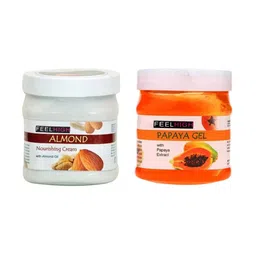 FEELHIGH Almond Cream 500ml & Papaya Skin Purifying Gel 500ml-35