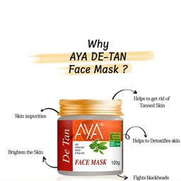 AYA Set Of 2 Ubtan & Detan Face Mask 120 g Each image 5