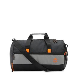 Harissons Black & Orange Solid Duffel Bag-image-48