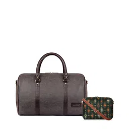 THE CLOWNFISH Set Of 2 Vegan Leather Duffle Bag With Sling Bag-image-21