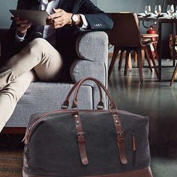 FUR JADEN Black & Brown Solid Duffel Bag-45