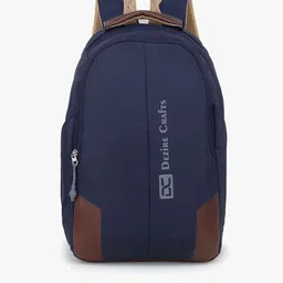 Dezire Crafts Unisex Blue & Brown Backpack-43