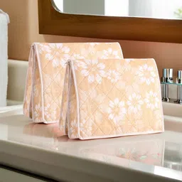 Kuber Industries 2-Pcs Yellow & White Printed Organisers-18