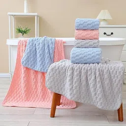 HomeCloud Purple 2 Pieces 400 GSM Microfiber Towels-picture-16