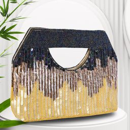 MARKQUES Embellished Suede Swagger Handheld Bag-image-27
