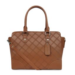 Toteteca Women Brown Textured Handheld Bag-53