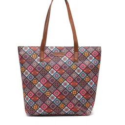 AQUATAN Printed Structured Handheld Bag-24
