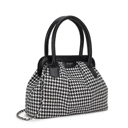 Berrylush Checked Structured Handheld Bag image 5