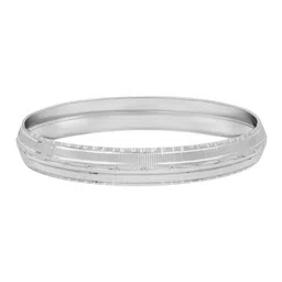 bodha Men Silver-Plated Kada Bracelet-picture-43