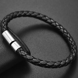 YouBella Men Leather Wraparound Bracelet-image-38