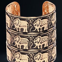 YouBella Gold-Plated Cuff Bracelet-picture-4