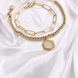 Jewels Galaxy Set Of 2 Women Gold-Toned Brass Gold-Plated Wraparound Bracelet-image-69