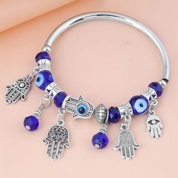 Peora Silver-Plated Stone Studded Charm Bracelet-41