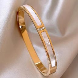 Designs & You Gold-Plated Bangle-Style Bracelet-26