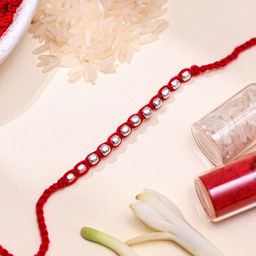 Zavya 925 Pure Sterling Silver Thread Rakhi-image-23