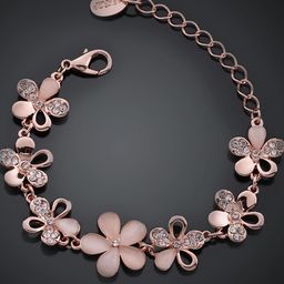 DressBerry Rose Gold-Plated Wraparound Bracelet-5