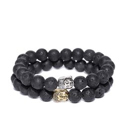 Roadster Men Set Of 2 Silver-Plated Beaded Bracelet-13