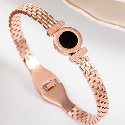 Jewels Galaxy Rose Gold-Plated Bangle-Style Bracelet-image-78