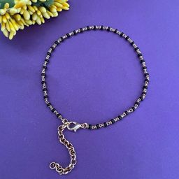 Digital Dress Room Women Gold-Plated Beaded Mangalsutra Bracelet-47