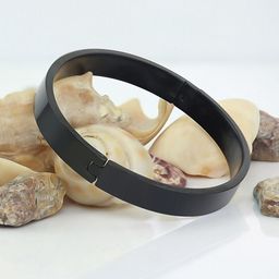 NAKABH Men Black Kada Bracelet-image-15
