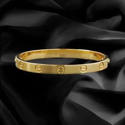 Mali Fionna Gold-Plated Kada Bracelet-24