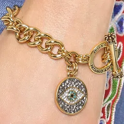 Young & Forever Gold Plated Stainless Steel Link Bracelet-picture-44