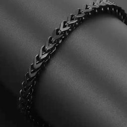 MEENAZ Men Silver-Plated Stainless Steel Link Bracelet-image-32